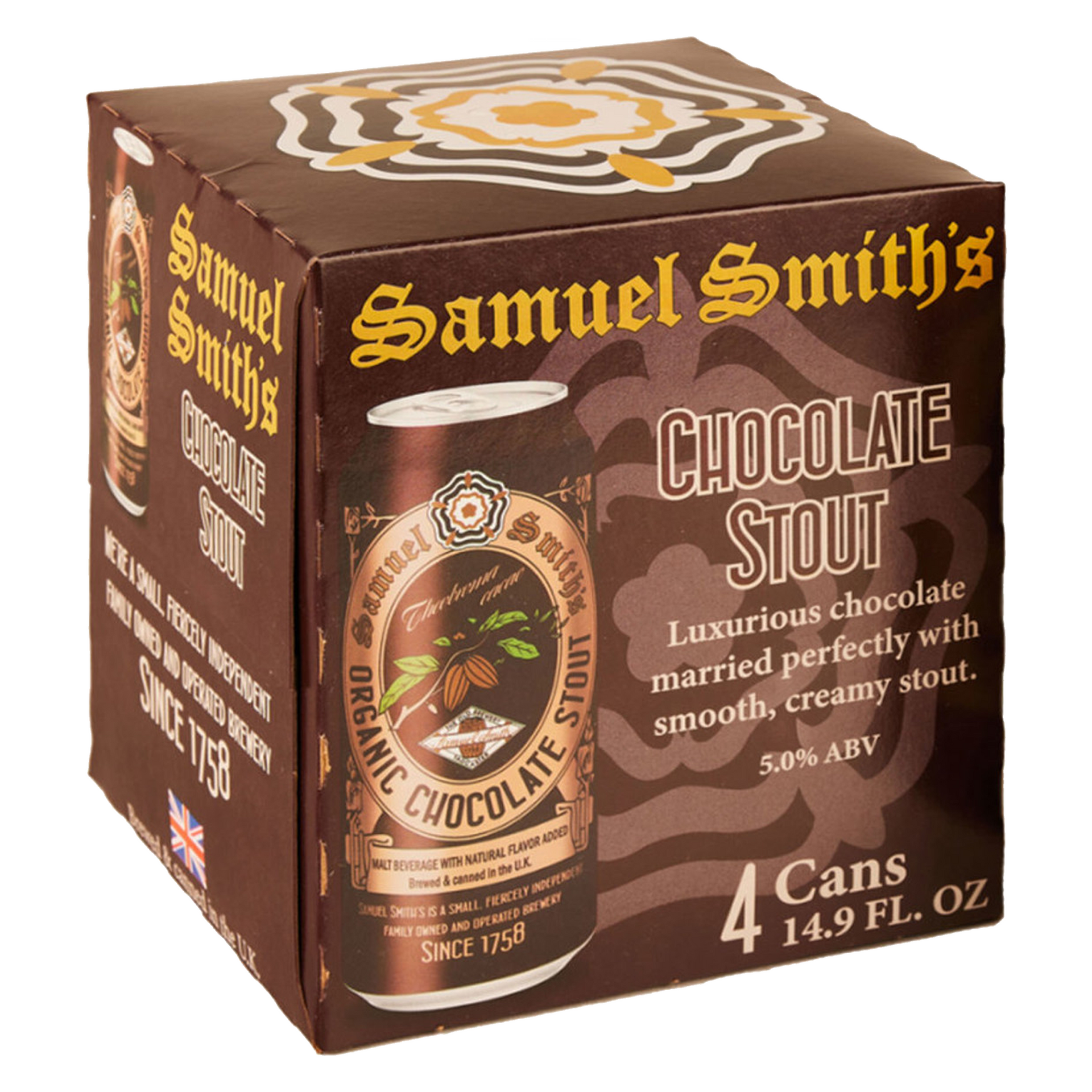 Samuel Smith Sweet Stout Organic Chocolate Stout 24 Pack – BottleBuzz