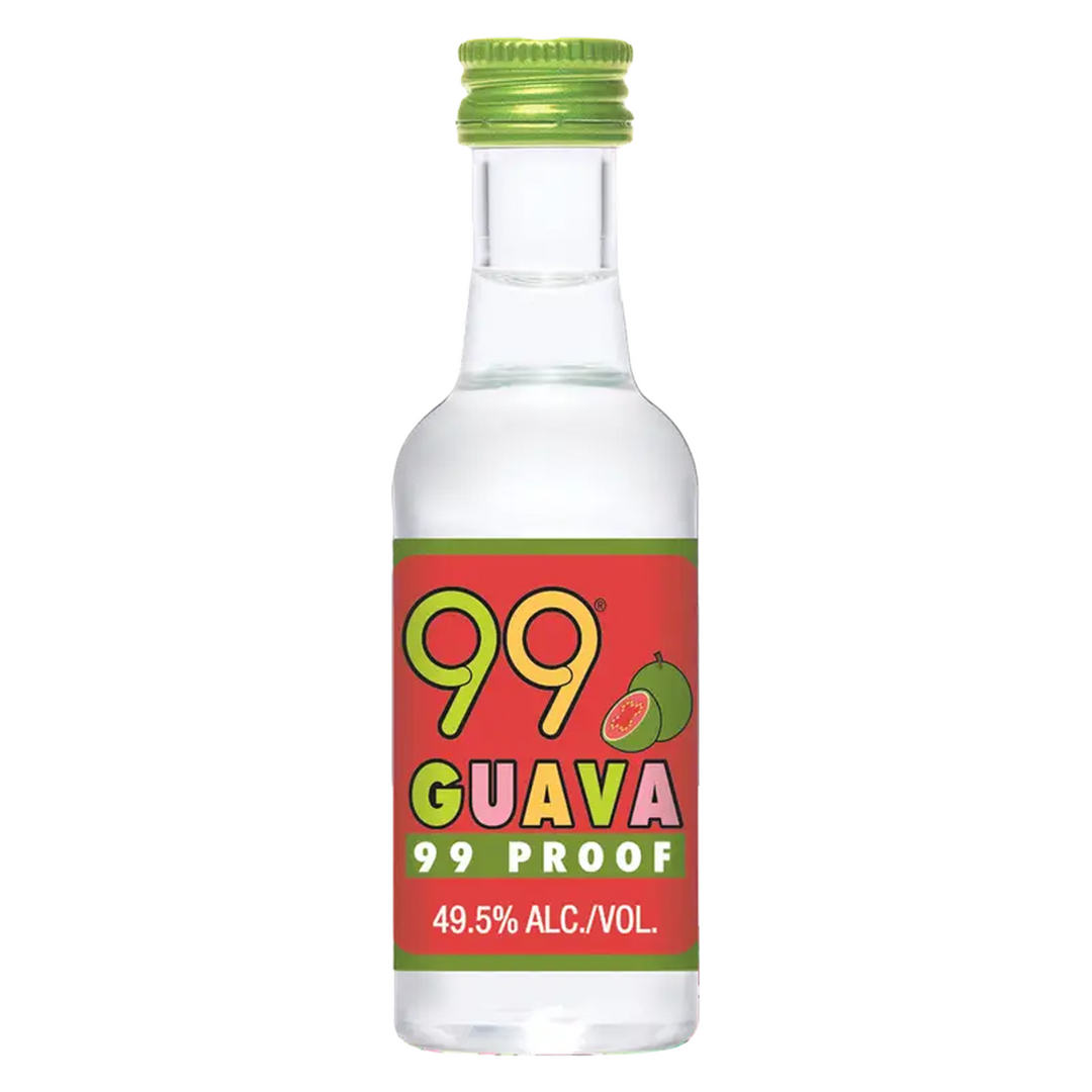 99 Brand Guava Fruit Liqueur 50 ml 12 Pack