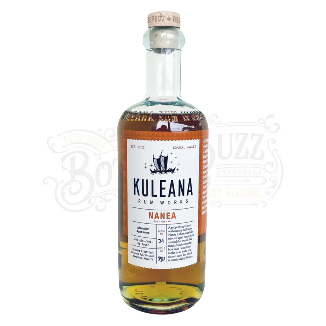 Kuleana Rum Works Aged Rum Nanea 2 Yr