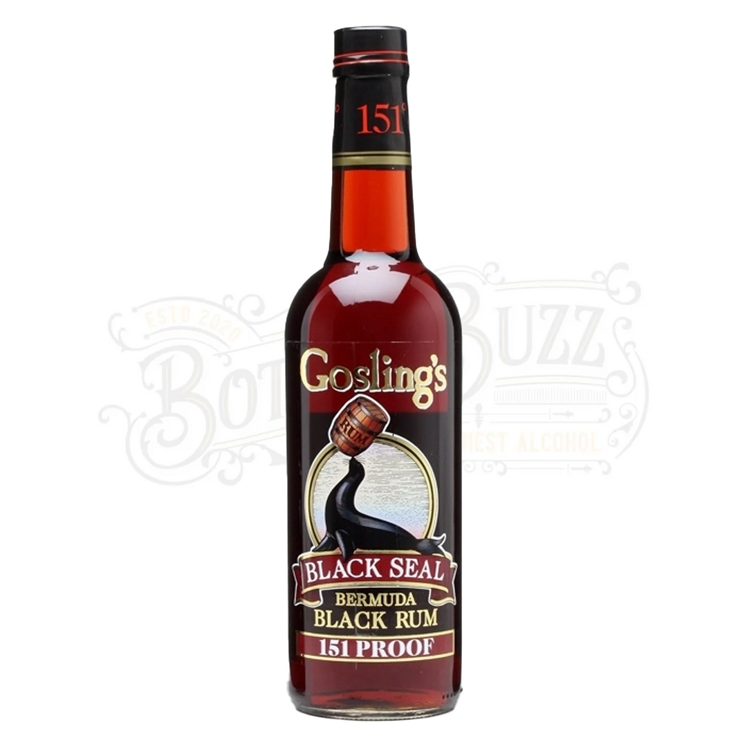 Goslings Black Rum Black Seal 151