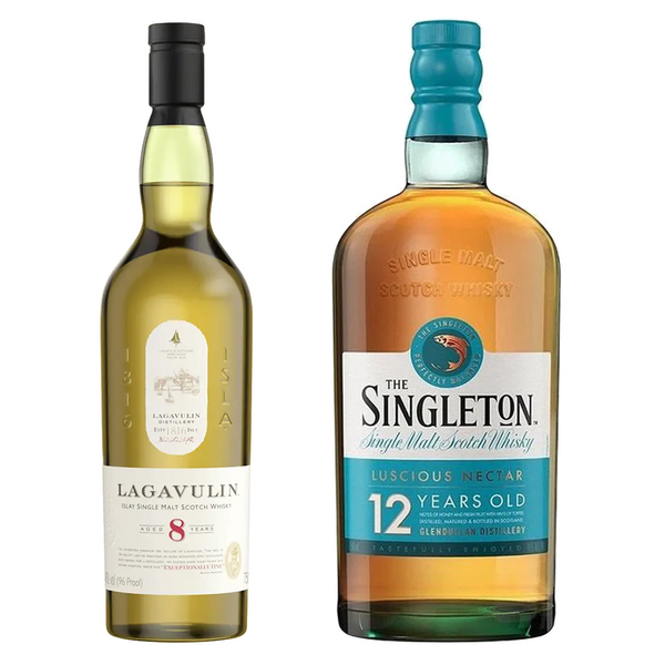 Lagavulin Single Malt Scotch 8 Year& The Singleton Of Glendullan