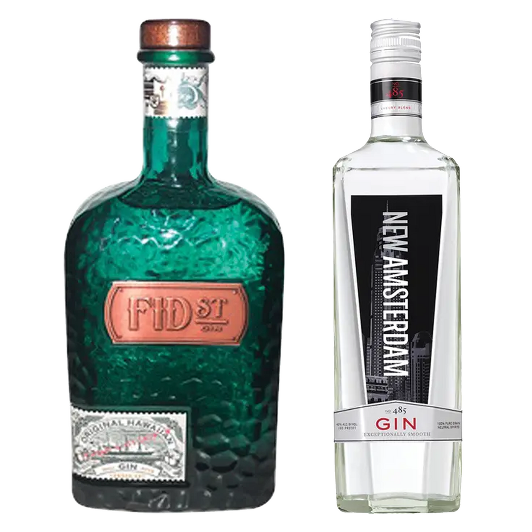 Fid Street Hawaiian Gin & New Amsterdam London Dry Gin Bundle
