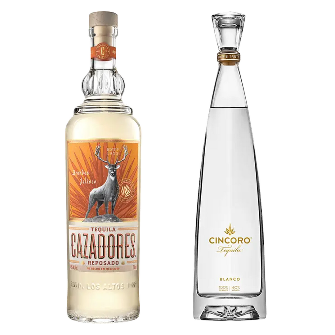 Cazadores Tequila Reposado & Cincoro Tequila Blanco Bundle