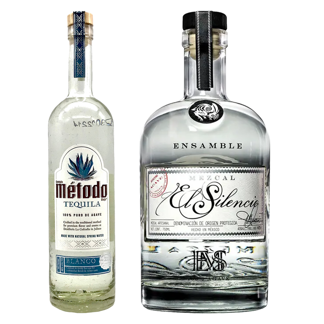 Estela's Metodo Viejo Tequila Blanco & El Silencio Mezcal Ensamble Bundle