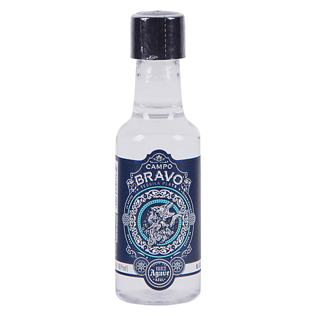 Campo Bravo Plata Tequila 50 ml 12 Pack