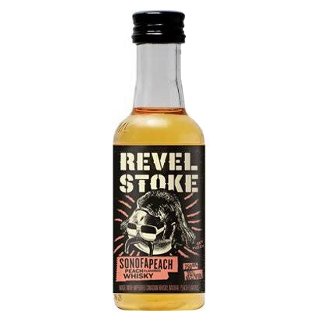 Revel Stoke Peach Flavored Whisky 50 ml 10 Pack
