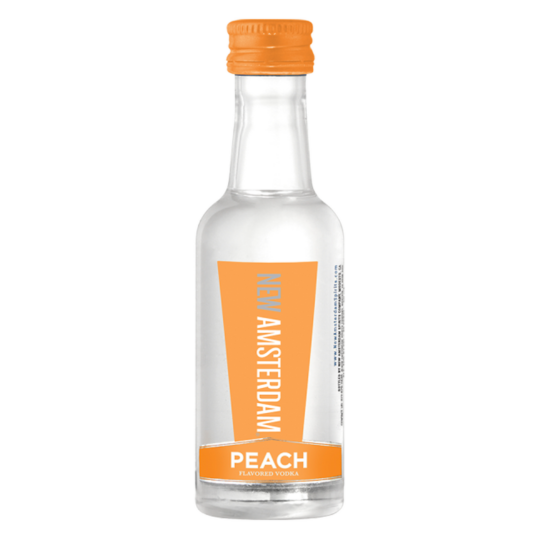 New Amsterdam Peach Vodka 50 ml 10 Pack