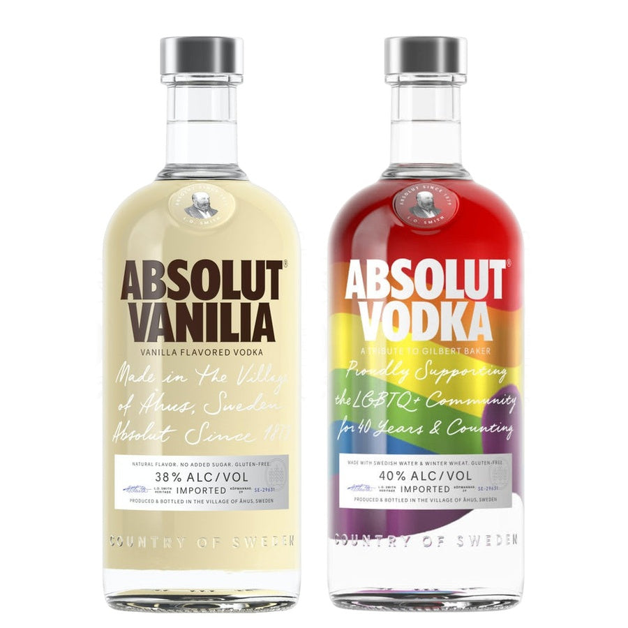 Absolut Vanilla Vodka and Absolut Vodka Colors Limited Edition