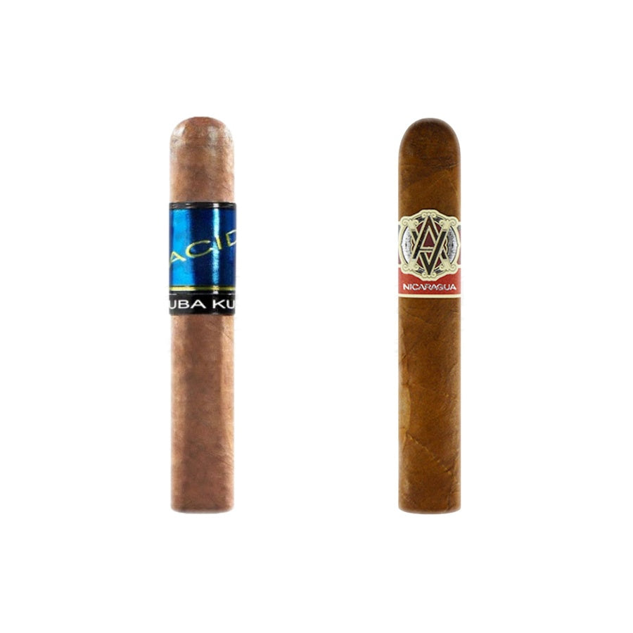 Acid Kuba Kuba Robusto (5x54) and Avo Syncro Nicaragua Maduro Robusto (5x50)