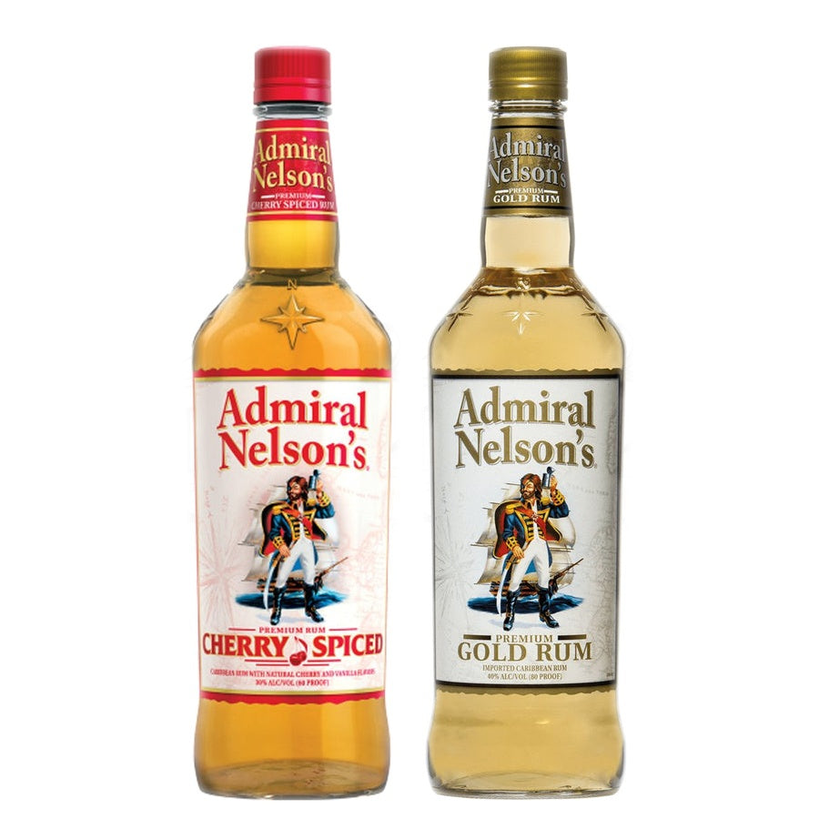 Admiral Nelson's Cherry Spiced Rum and Admiral Nelson's Gold Rum
