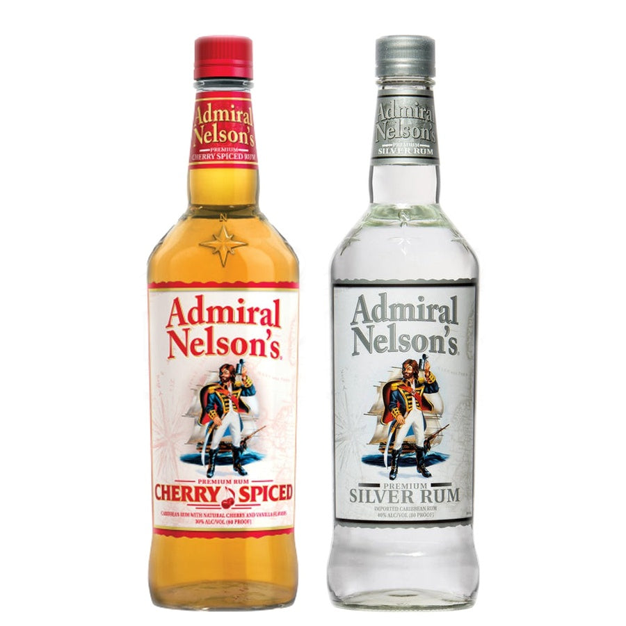 Admiral Nelson's Cherry Spiced Rum and Admiral Nelson's Silver Rum
