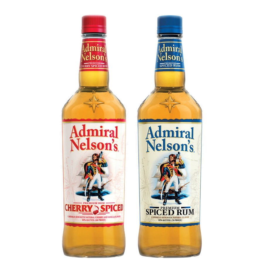 Admiral Nelson's Cherry Spiced Rum and Admiral Nelson's Spiced Rum