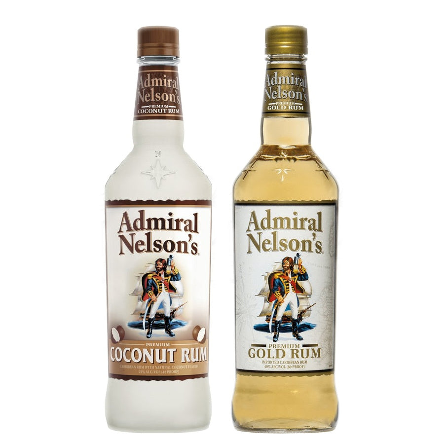 Admiral Nelson's Coconut Rum and Admiral Nelson's Gold Rum