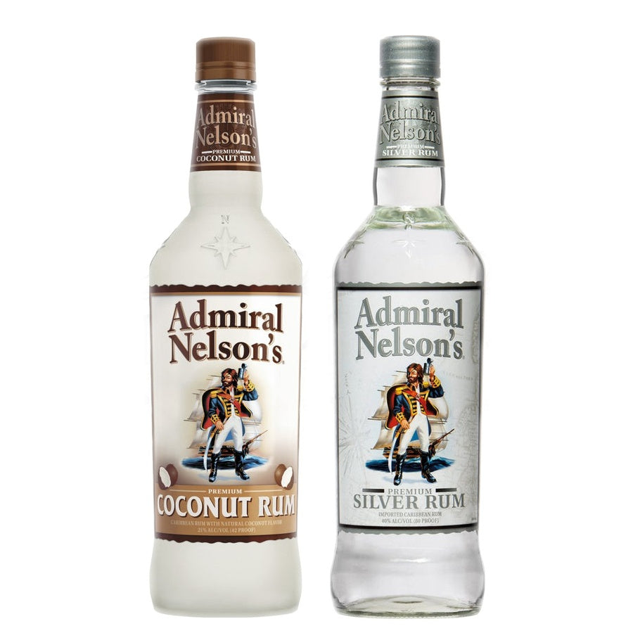 Admiral Nelson's Coconut Rum and Admiral Nelson's Silver Rum