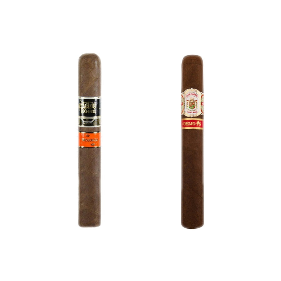 Aging Room Quattro Nicaragua Vibrato Toro (6x54) and Gurkha Cellar Reserve 15 Year Hedonism Toro (6x58)