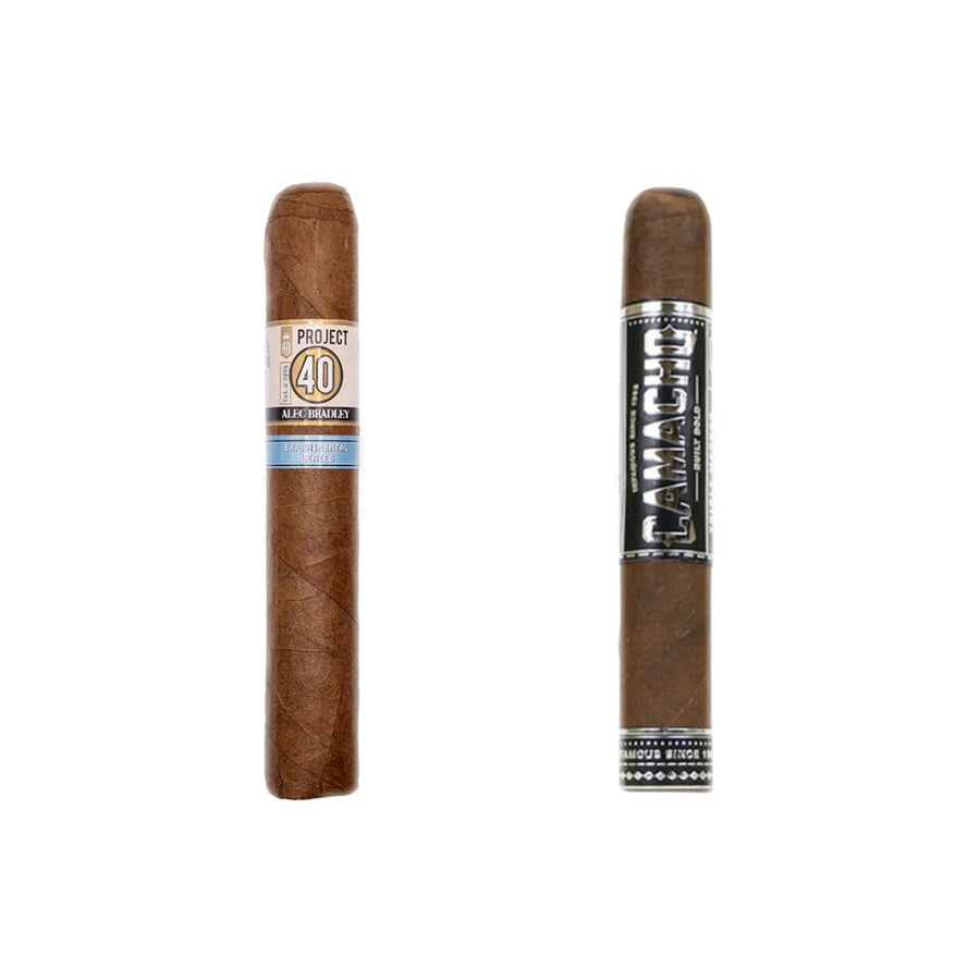 Alec Bradley Project 40 Toro (6x52) and Camacho Triple Maduro Robusto (6x50)