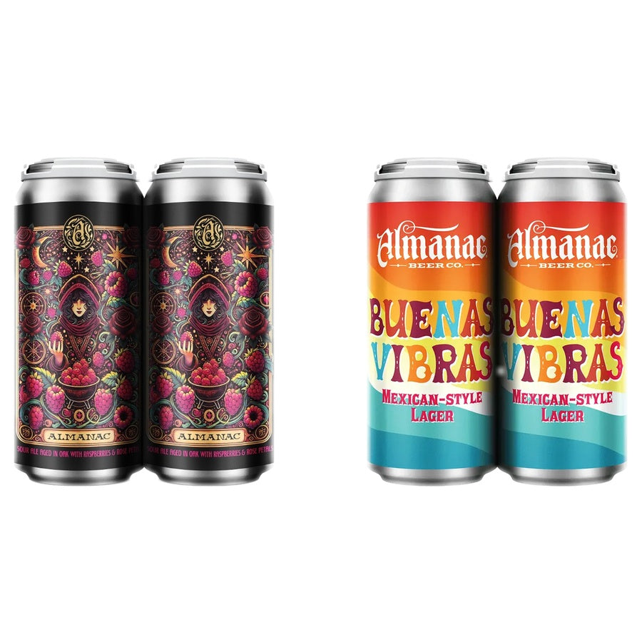 Almanac Alchemist Ambrosia Can 24 Pack and Almanac Beunas Vibras Lg Can 24 Pack