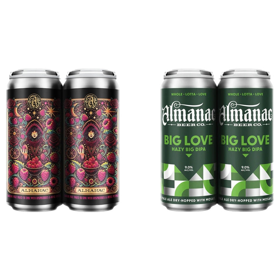 Almanac Alchemist Ambrosia Can 24 Pack and Almanac Big Love Hazy Double IPA Can 24 Pack