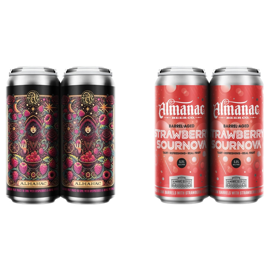 Almanac Alchemist Ambrosia Can 24 Pack and Almanac Strawberry Sournova Can 24 Pack