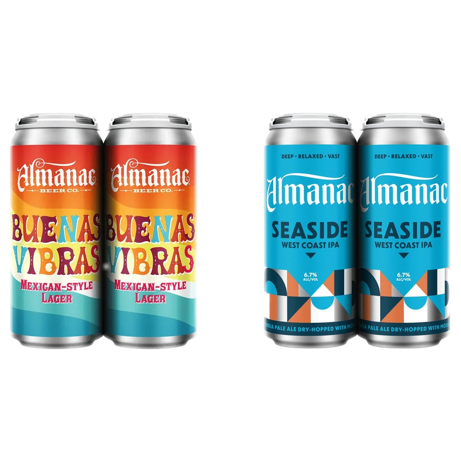 Almanac Beunas Vibras Lg Can 24 Pack and Almanac Seaside West Coast Can 24 Pack