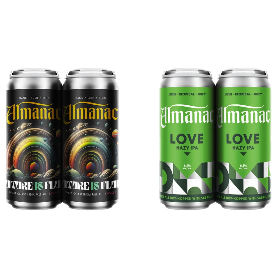 Almanac Future Is Fluid Can 24 Pack and Almanac Love IPA Can 24 Pack
