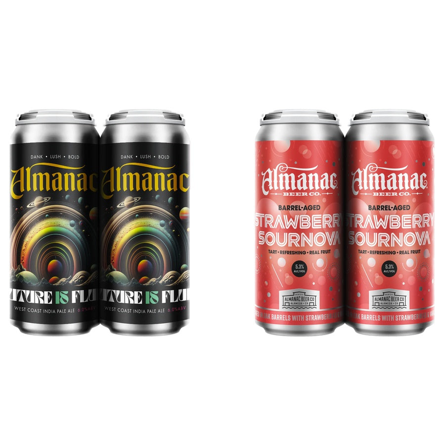Almanac Future Is Fluid Can 24 Pack and Almanac Strawberry Sournova Can 24 Pack