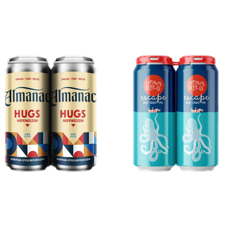 Almanac Hugs Can 24 Pack and Offshoot Escape West Coast IPA 24 Pack