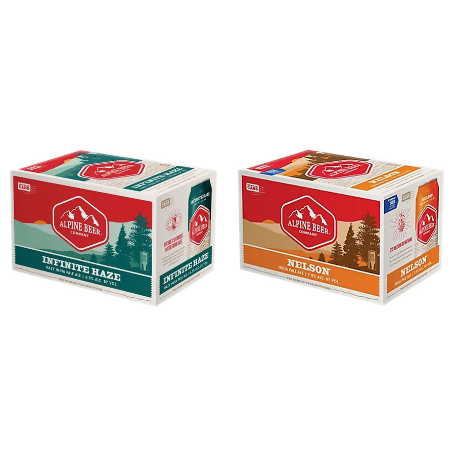 Alpine Infinite Haze 24 Pack and Alpine Nelson 24 Pack