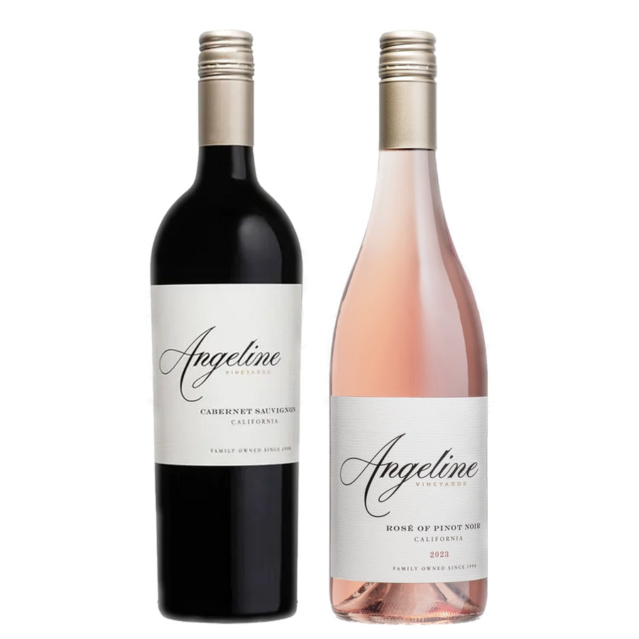 Angeline Cabernet Sauvignon California and Angeline California Pinot Noir Rose