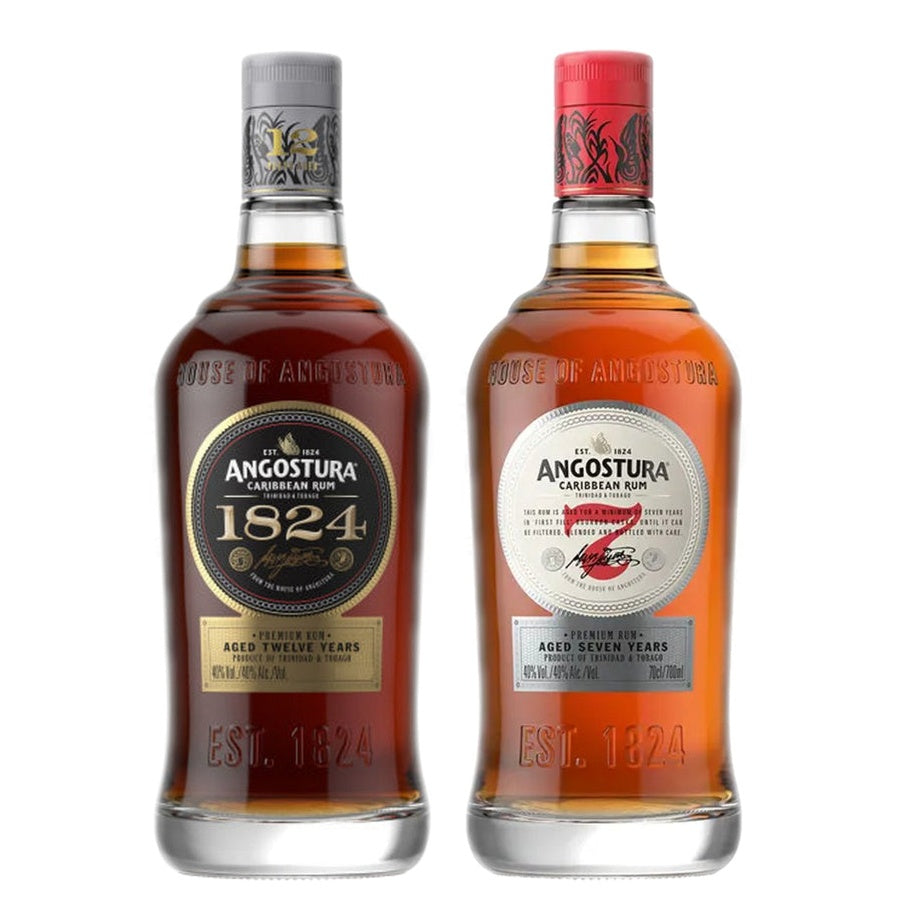 Angostura Aged Rum 1824 12 Year and Angostura Aged Rum 7 Year