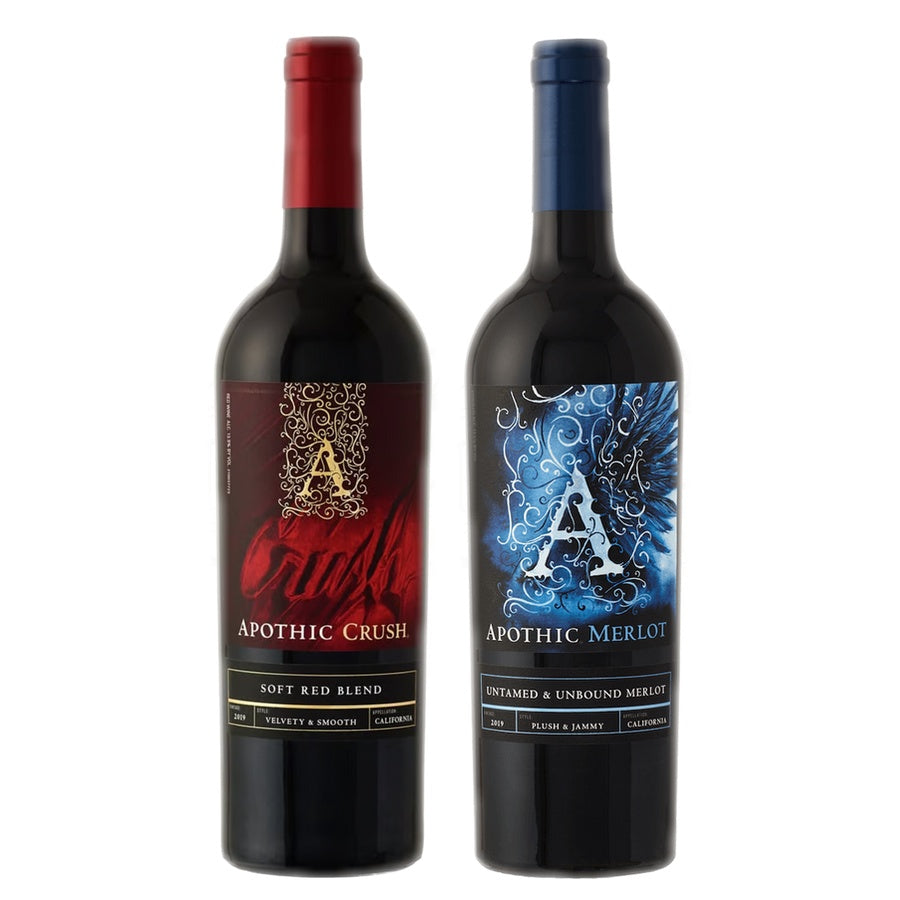 Apothic Crush Red Blend and Apothic Merlot