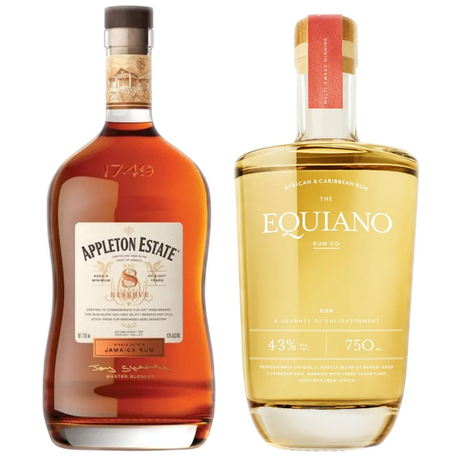 Appleton Estate Aged Rum Reserve 8 Year and Equiano 3 Year Old Light Rum