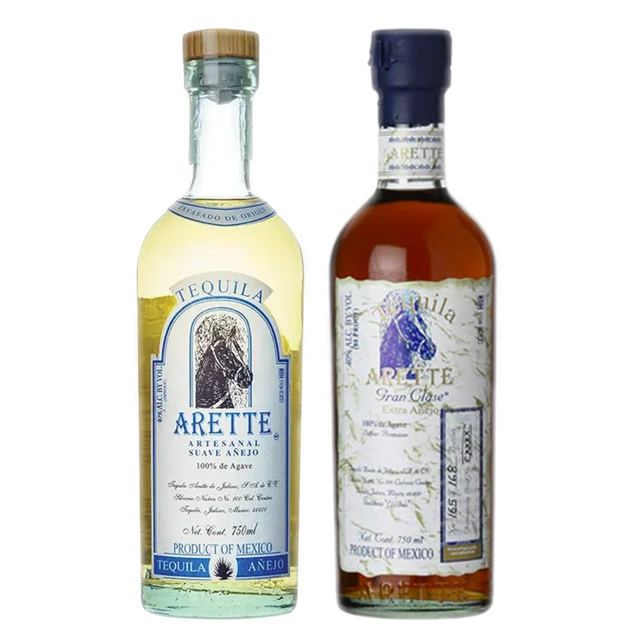 Arette Tequila Artesanal Anejo and Arette Tequila Artesnal Grand Classe