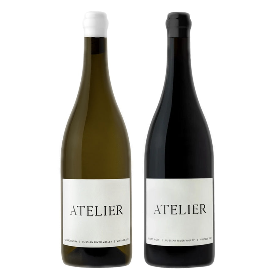 Atelier Chardonnay Russian River Valley and Atelier Pinot Noir Russian River Valley