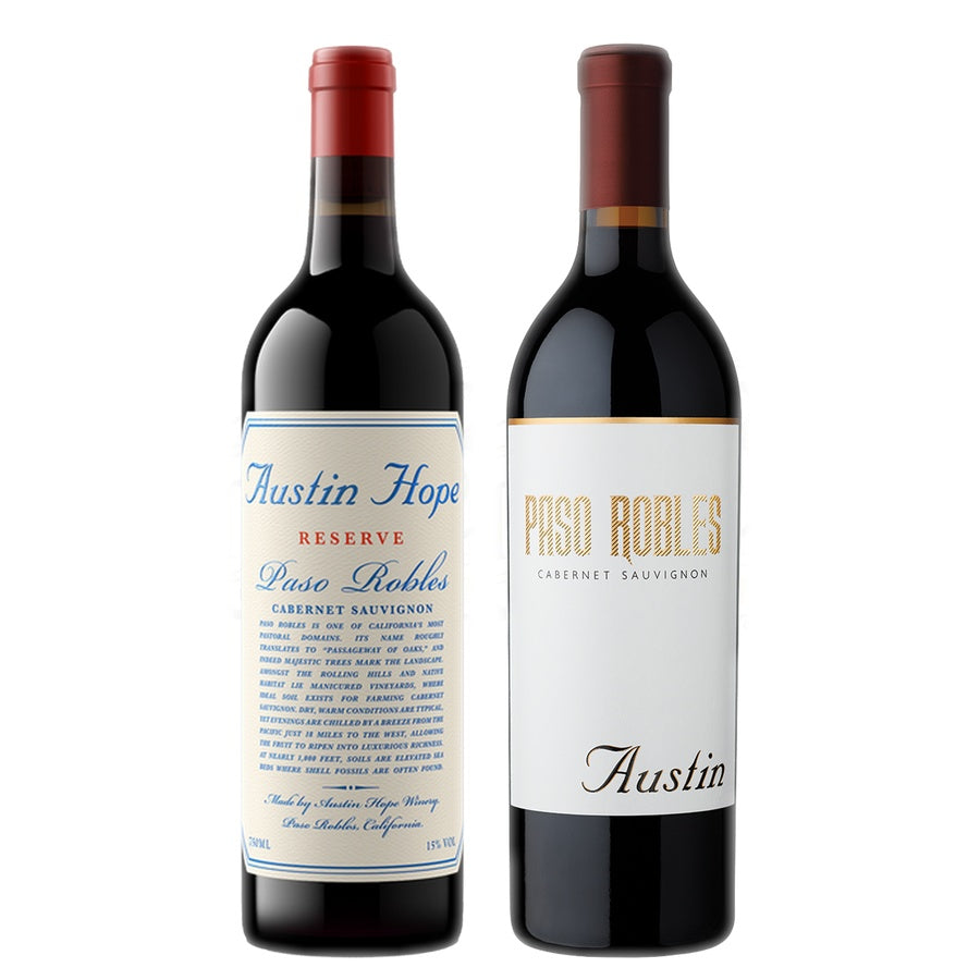 Austin Hope Cabernet Sauvignon Reserve and Austin Paso Robles Cabernet Sauvignon
