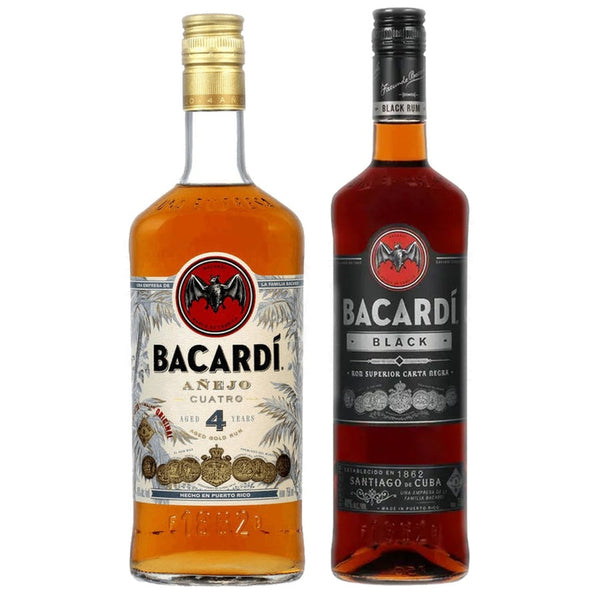 Buy Bacardi Anejo 4 Anos & Bacardi Black Rum Online | Bottle Buzz