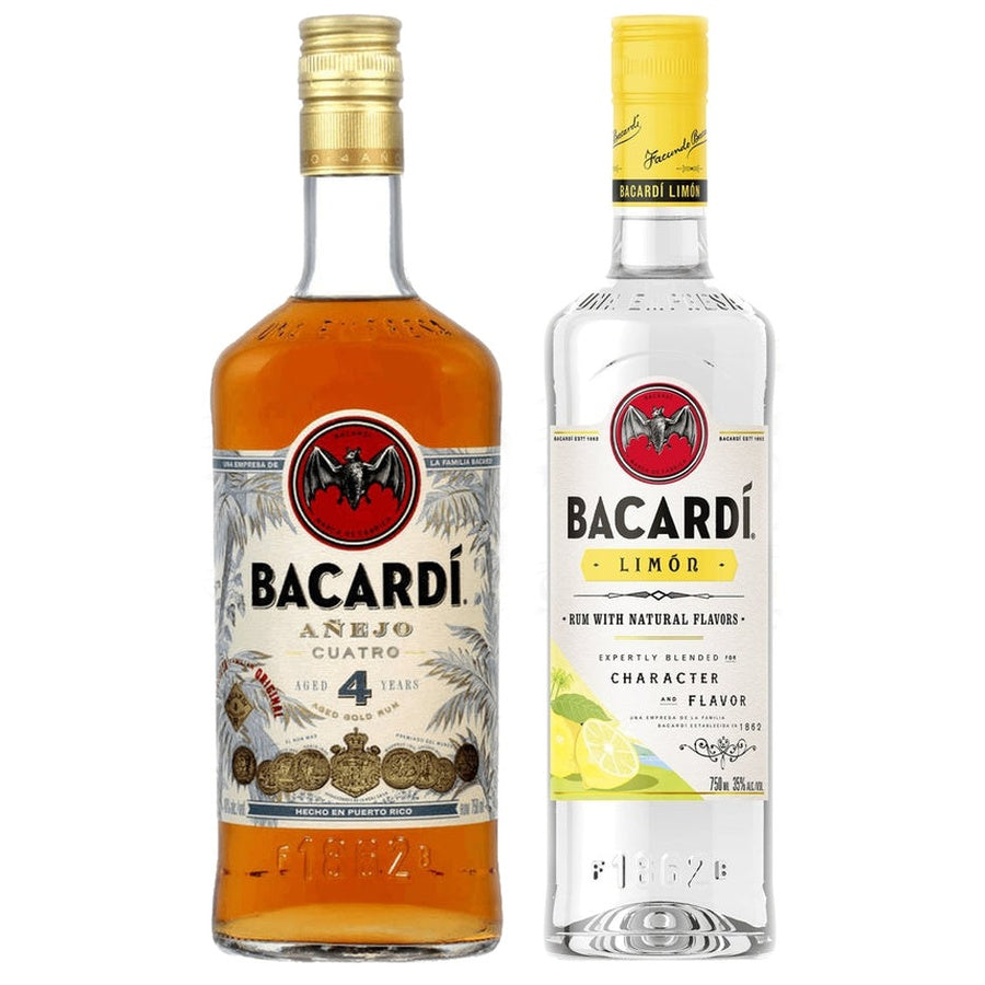 Bacardi Anejo 4 Anos and Bacardi Limon