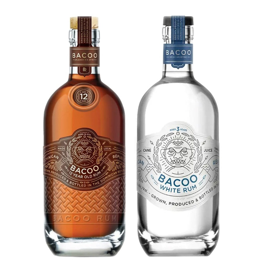 Bacoo Aged Rum 12 Yr and Bacoo Aged Rum 3 Yr