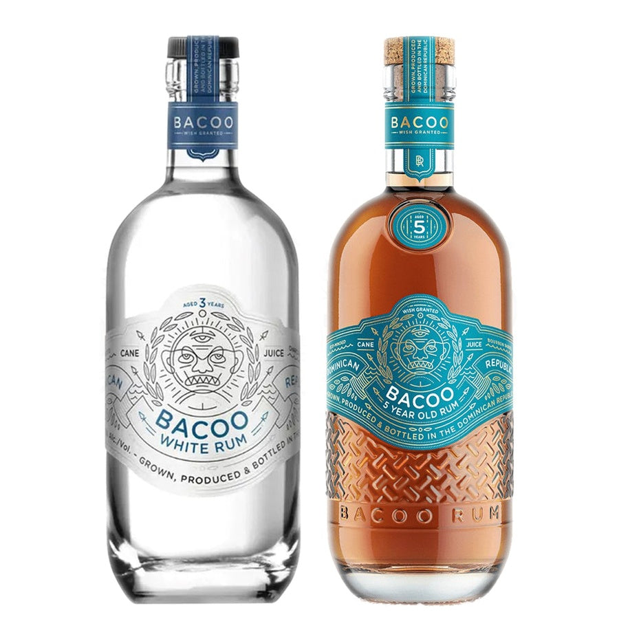 Bacoo Aged Rum 3 Yr and Bacoo Aged Rum 5 Yr