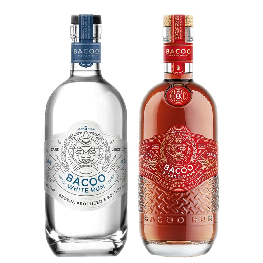 Bacoo Aged Rum 3 Yr and Bacoo Aged Rum 8 Yr
