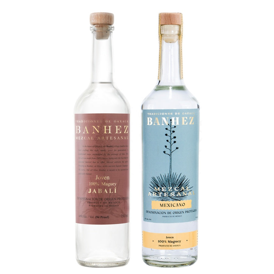 Banhez Mezcal Jabali and Banhez Mezcal Mexicano