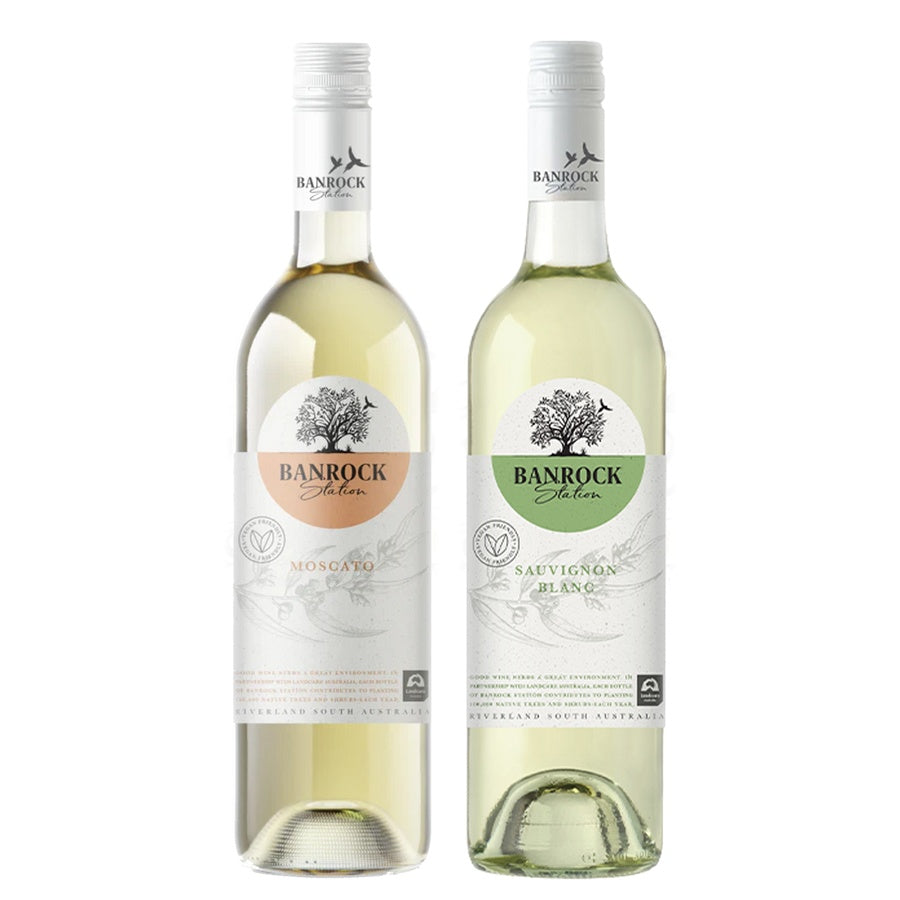 Banrock Chard Vegan and Banrock Sauv Bl