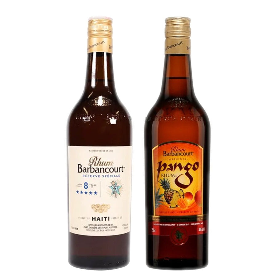 Barbancourt 5 Star 8 Year Rum and Pango Tropical Flavored Rhum