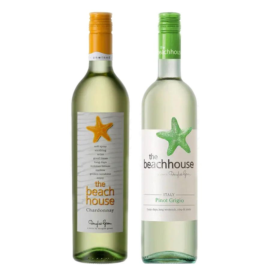 Beach House California Chardonnay and Beach House Pinot Grigio