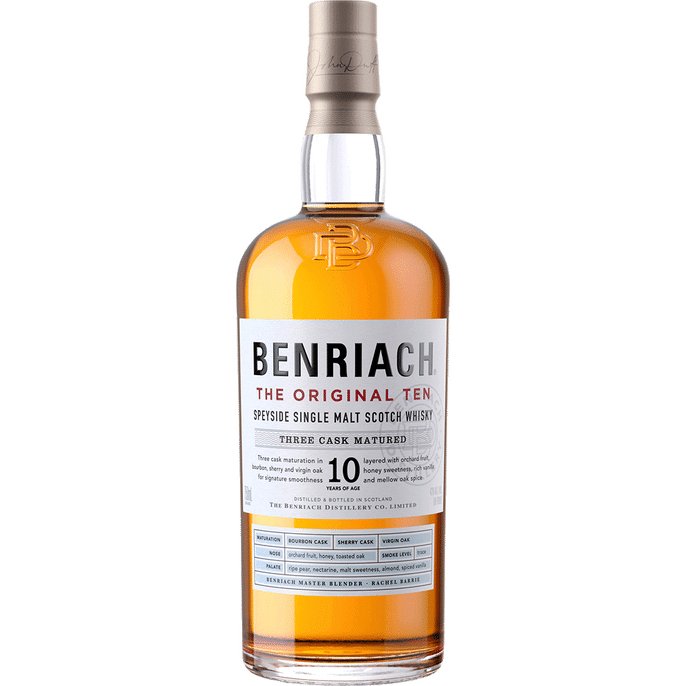 BenRiach The Original 10 Year Old Single Malt Scotch Whiskey - BottleBuzz