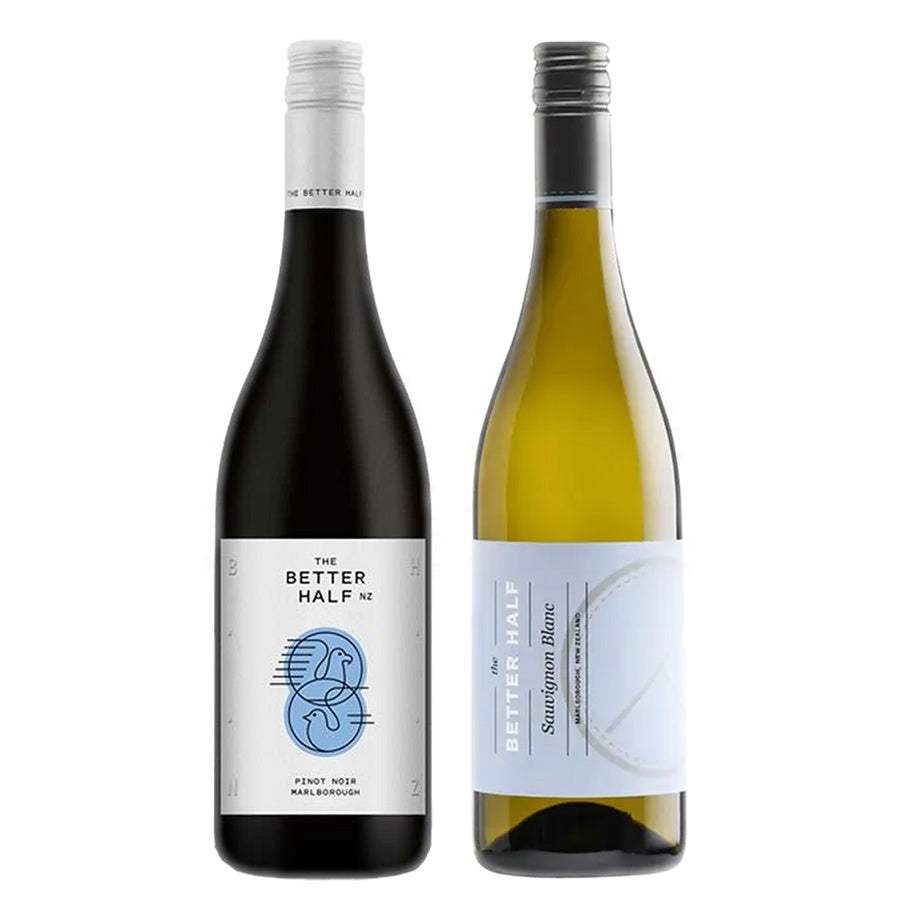 Better Half Pinot Noir and Better Half Sauvignon Blanc
