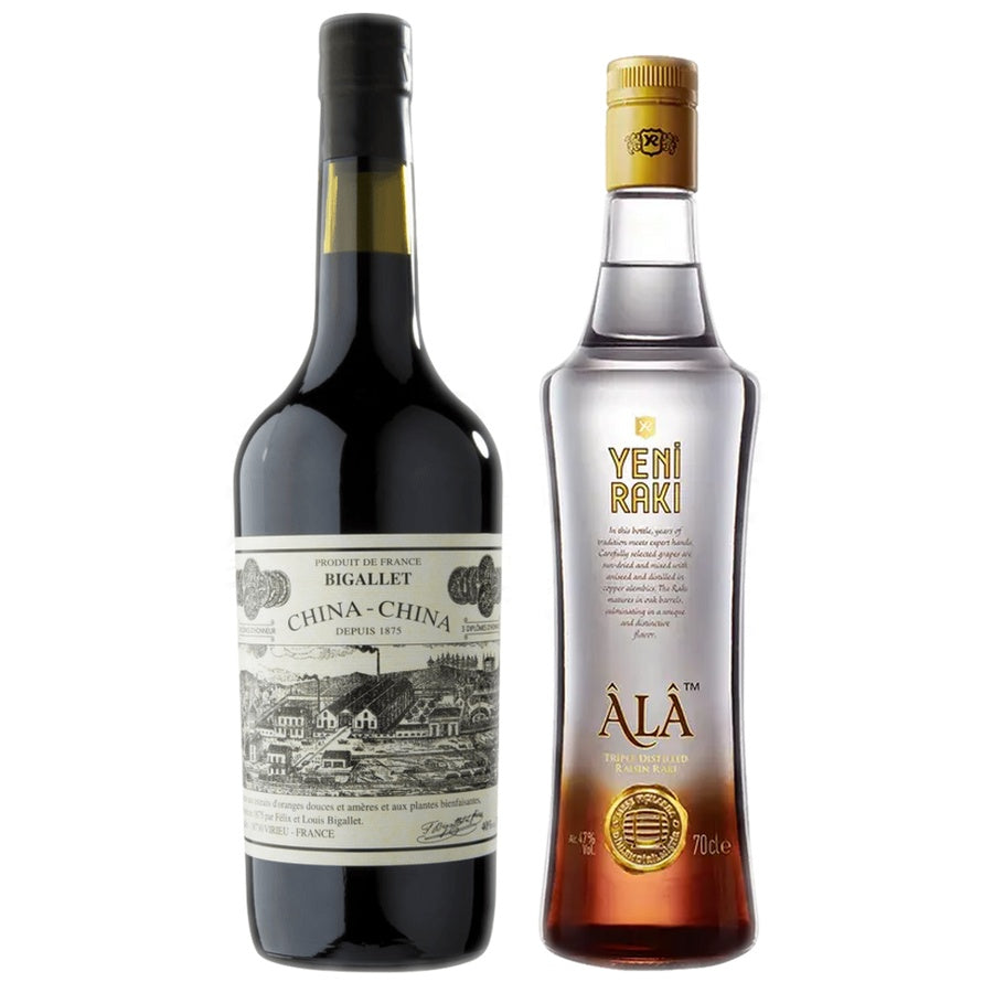 Bigallet China-China Liqueur and Yeni Raki Ala