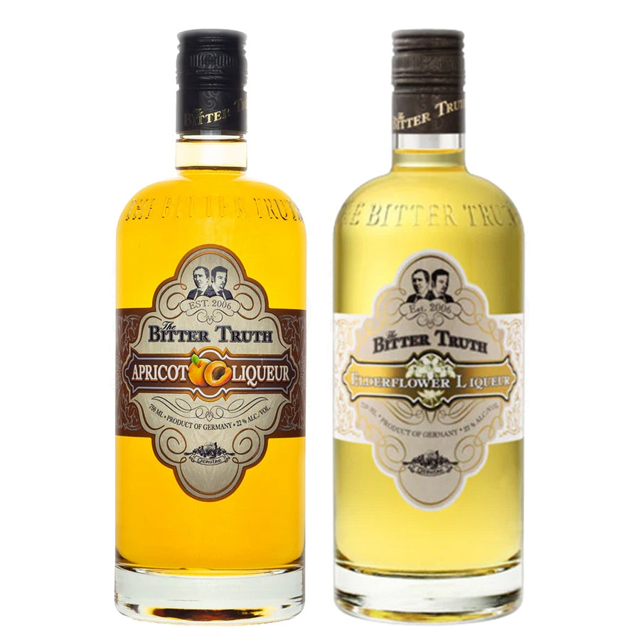 Bitter Truth Apricot Liqueur and Bitter Truth Elderflower Liqueur