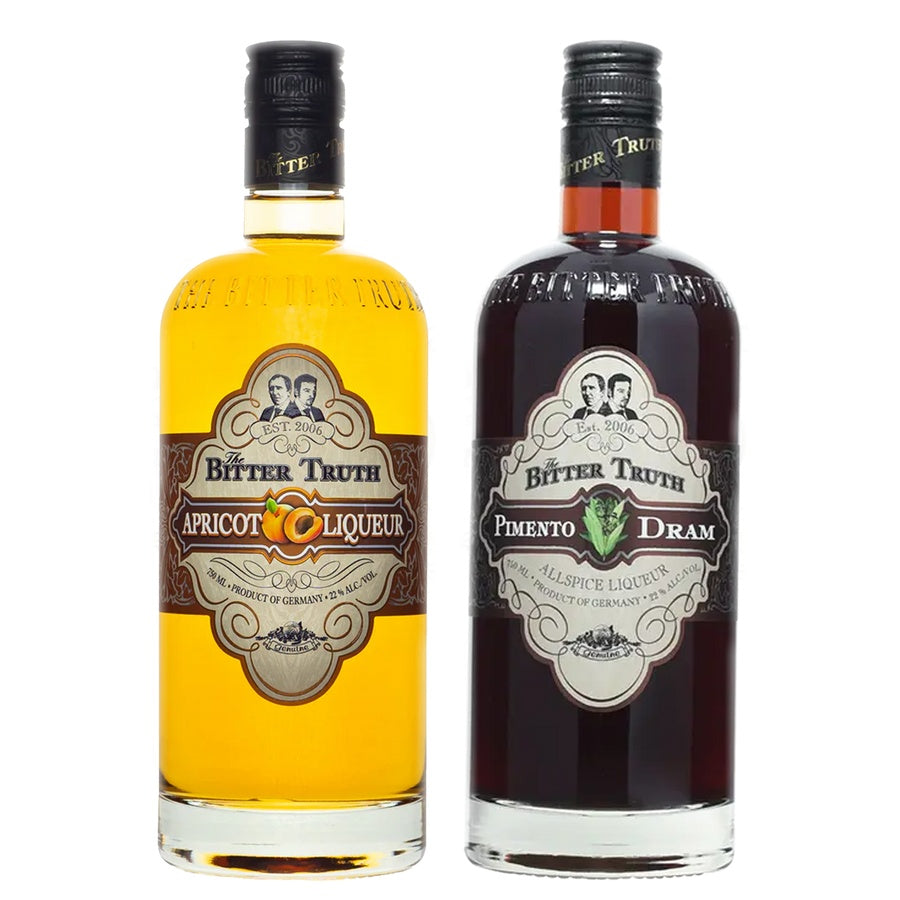 Bitter Truth Apricot Liqueur and Bitter Truth Pimento Dram Liqueur