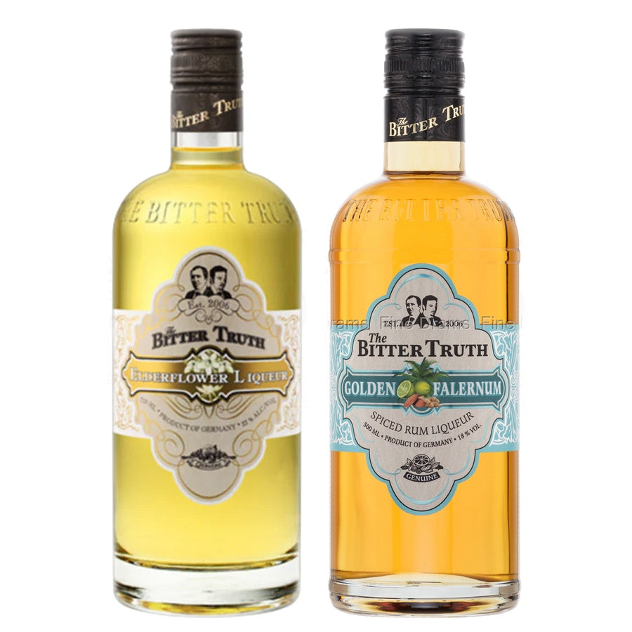 Bitter Truth Elderflower Liqueur and Bitter Truth Golden Falernum